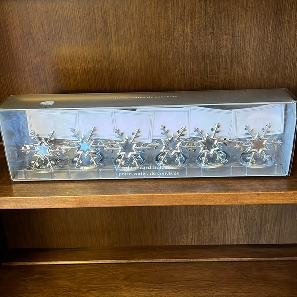 Pier 1 Place Card Holders set of 6 in box - Picture 1 of 4